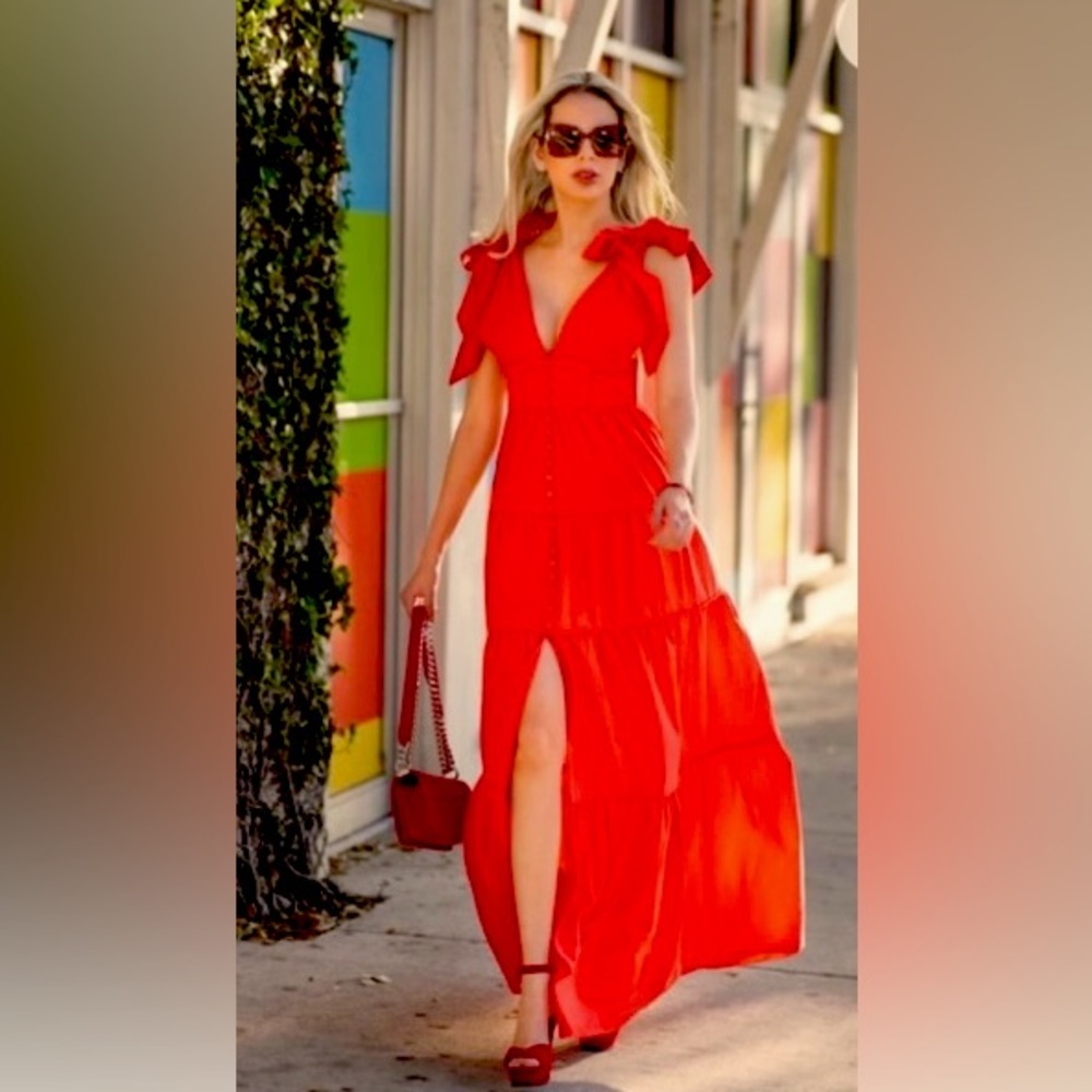 NWT SM DEE DEE Dress in Sold Out GORGEOUS “Tomato”